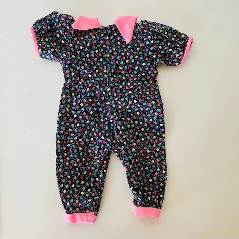 AMERICAN GIRL DOLL Blue Black Stars Americana Jumpsuit Romper Onesie Set 2